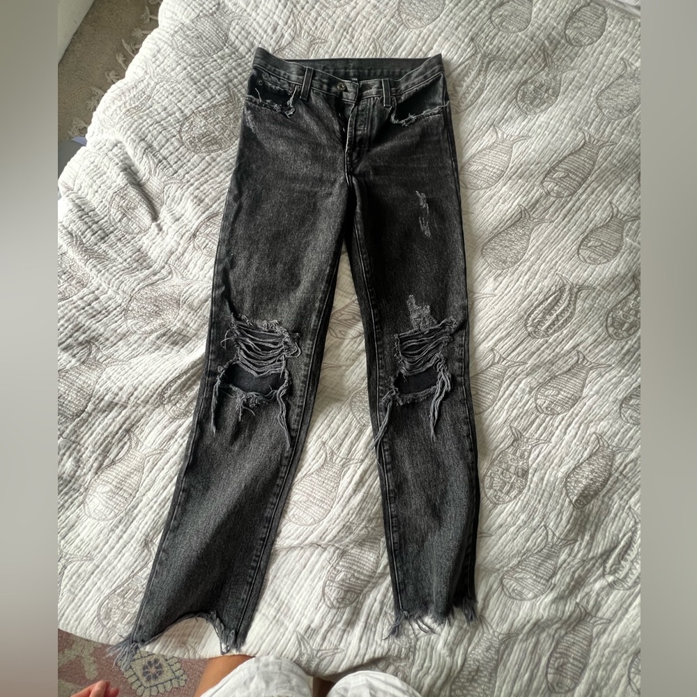 Carmar LF size 24 dark gray denim jeans